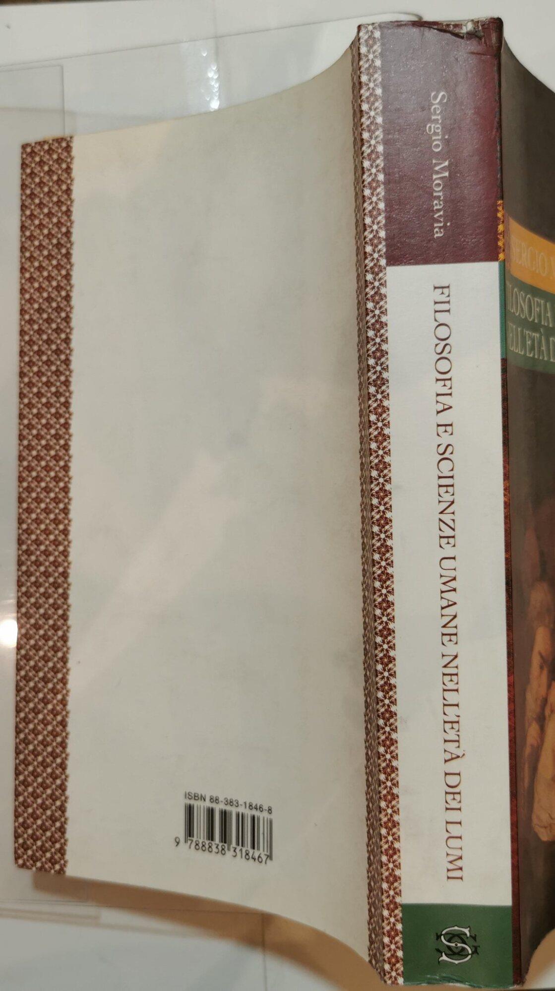 Filosofia e scienze umane nell'età dei Lumi