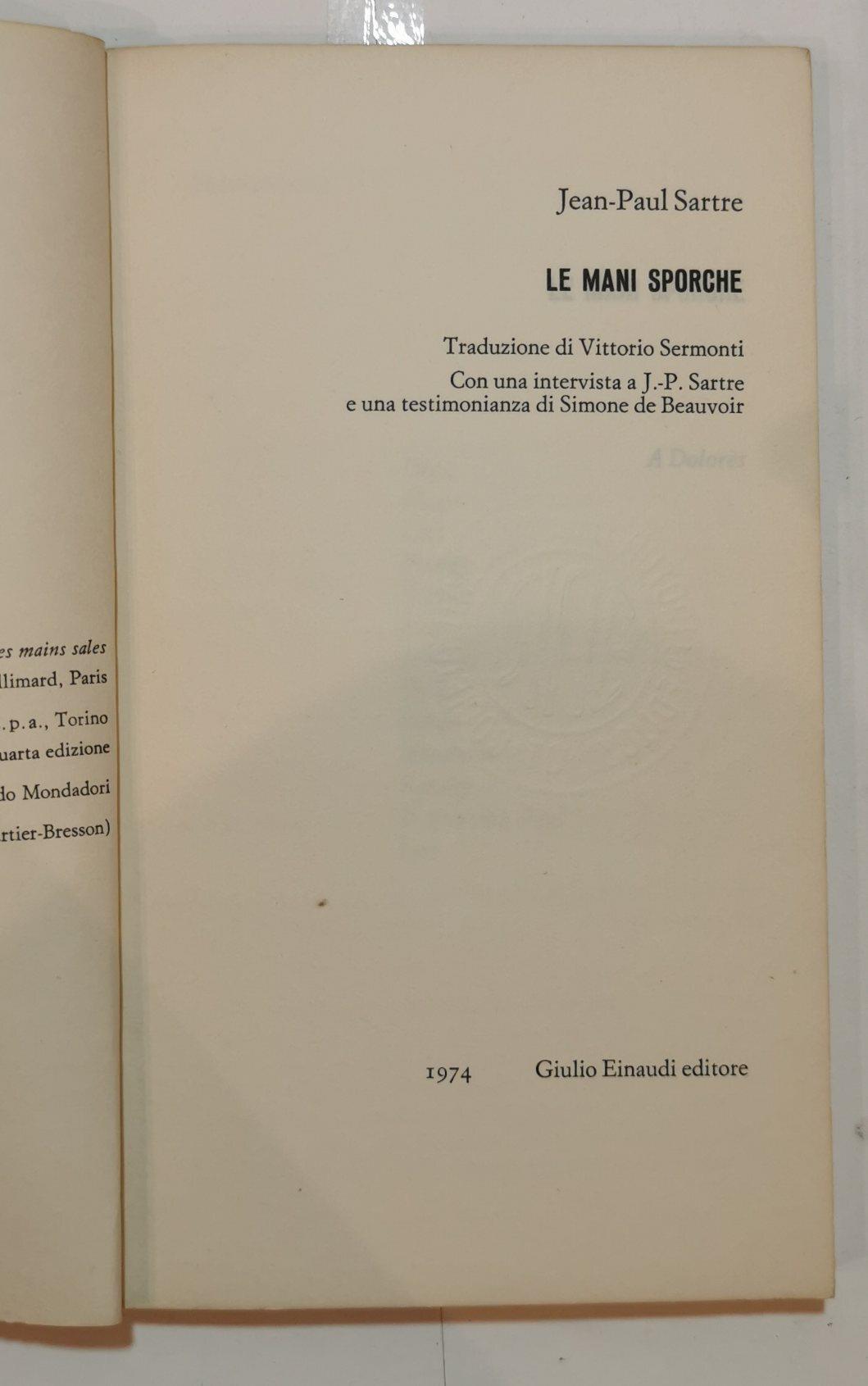 Le mani sporche