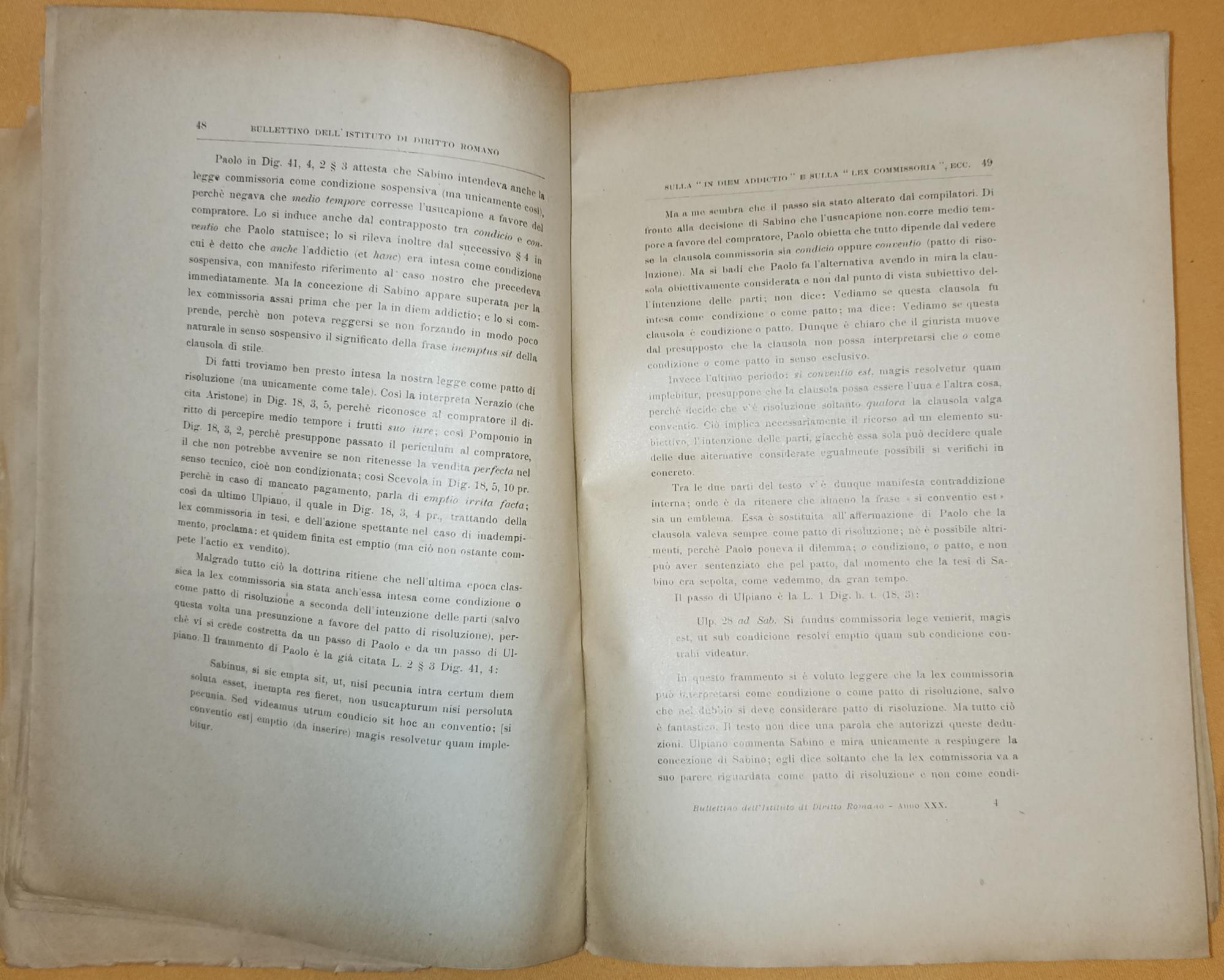 Bullettino dell'Istituto di Diritto Romano . Studi in memoria di Giovanni Rotondi anno XXXI