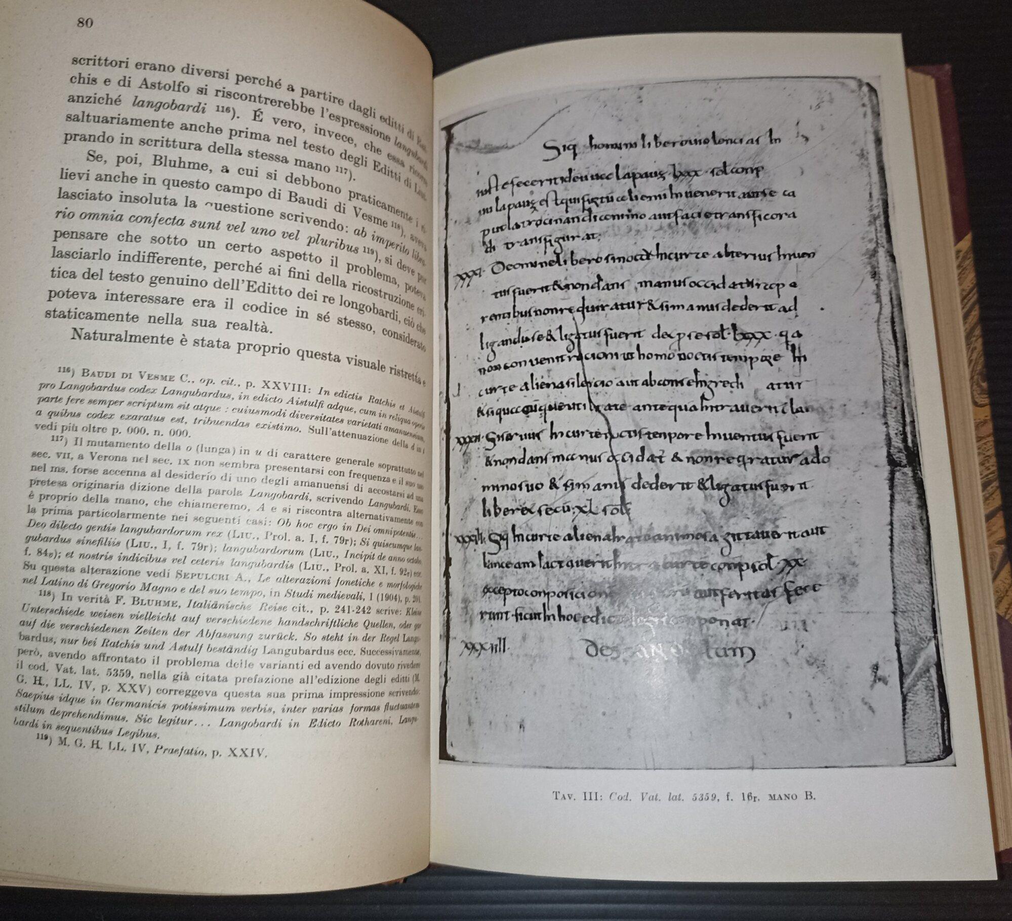 Primordi esegetici sulla legislazione longobarda nel sec. IX a Verona-secondo il cod. vat. lat. 5359