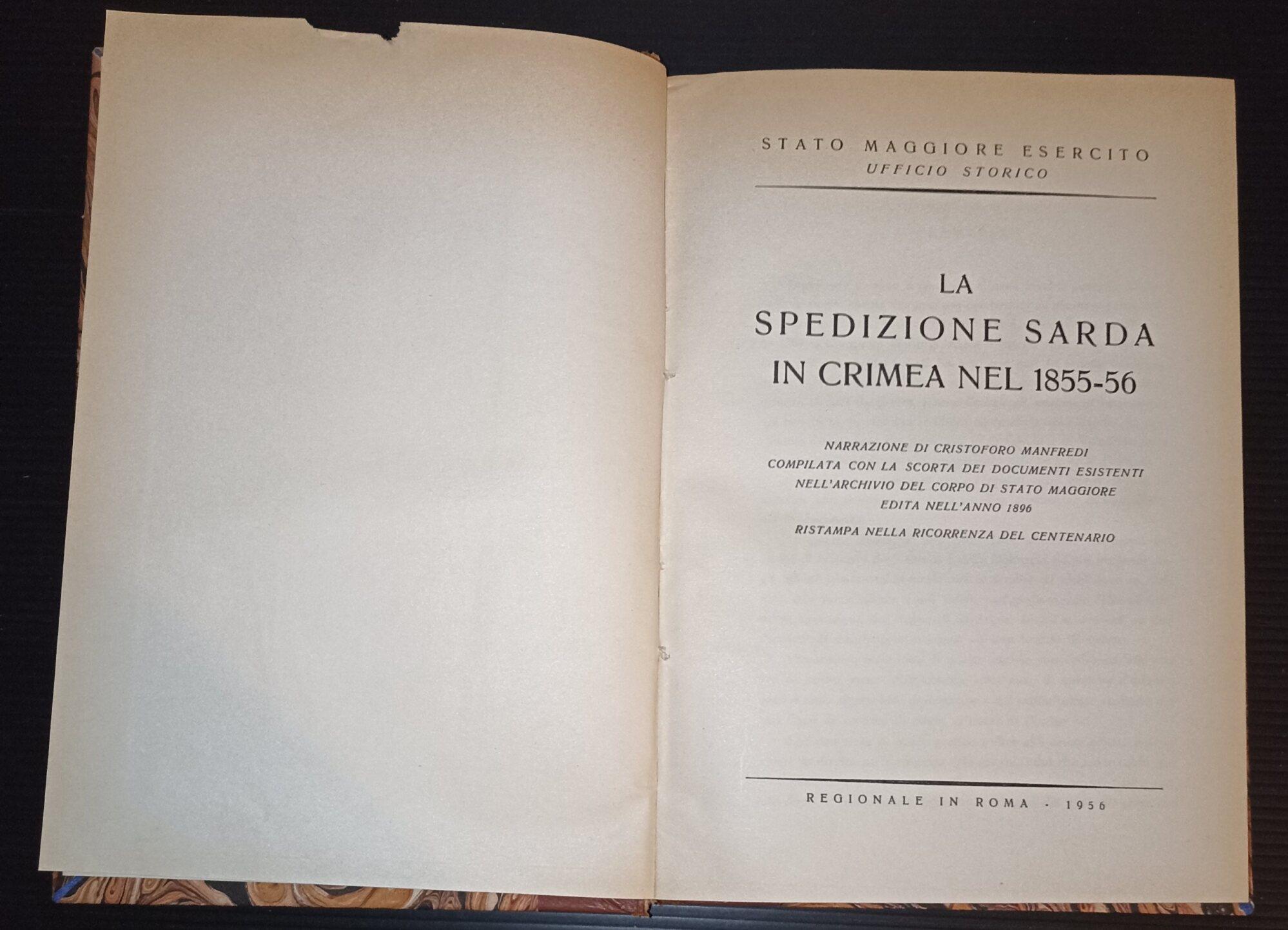 La spedizione sarda in Crimea nel 1855 - 56