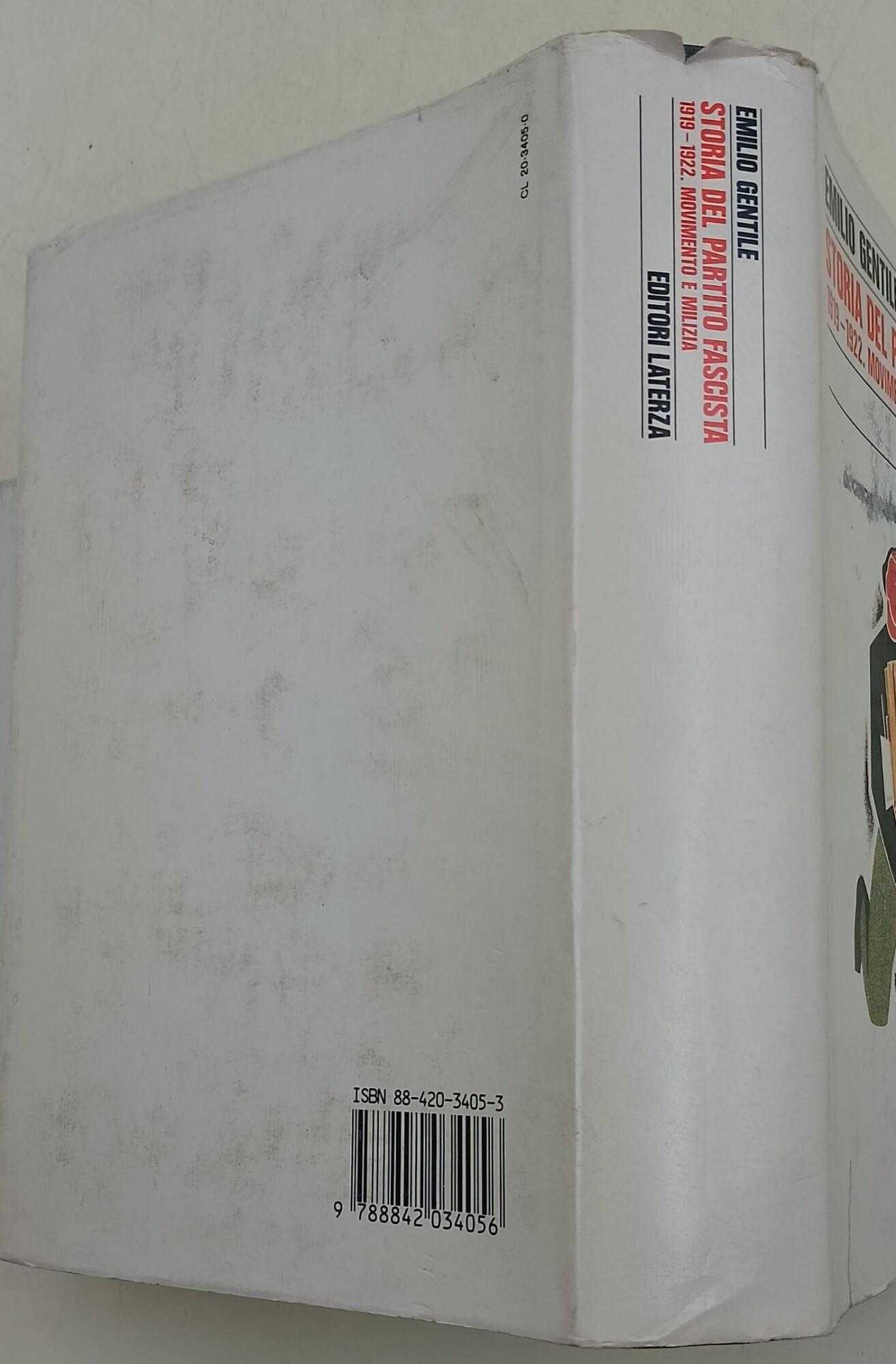 Storia del Partito fascista 1919-1922- movimento e milizia