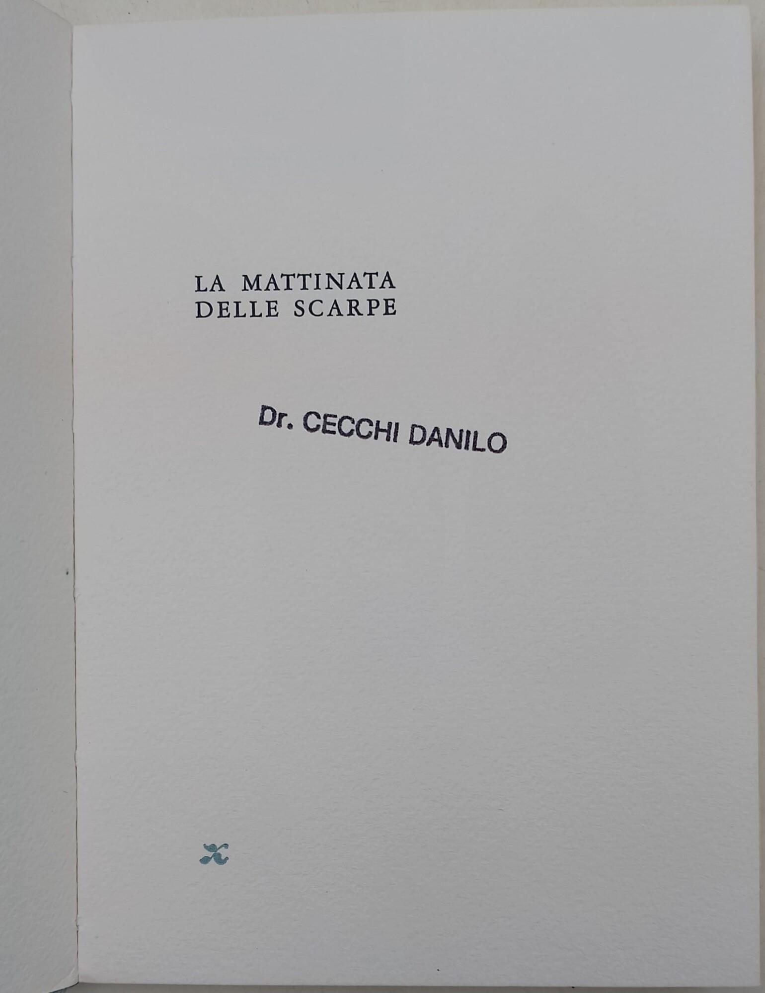 La mattinata delle scarpe- due poemetti 1906-1907
