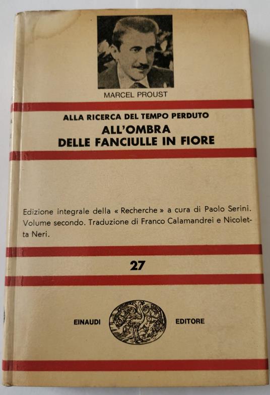 Alla ricerca del tempo perduto - all'ombra delle fanciulle in fiore - Marcel Proust - copertina
