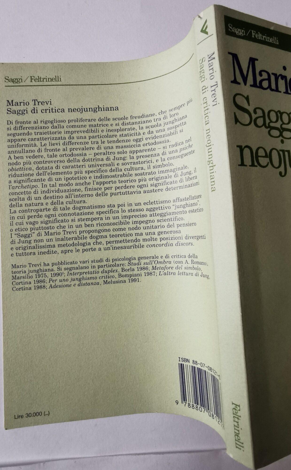Saggi di critica neojunghiana