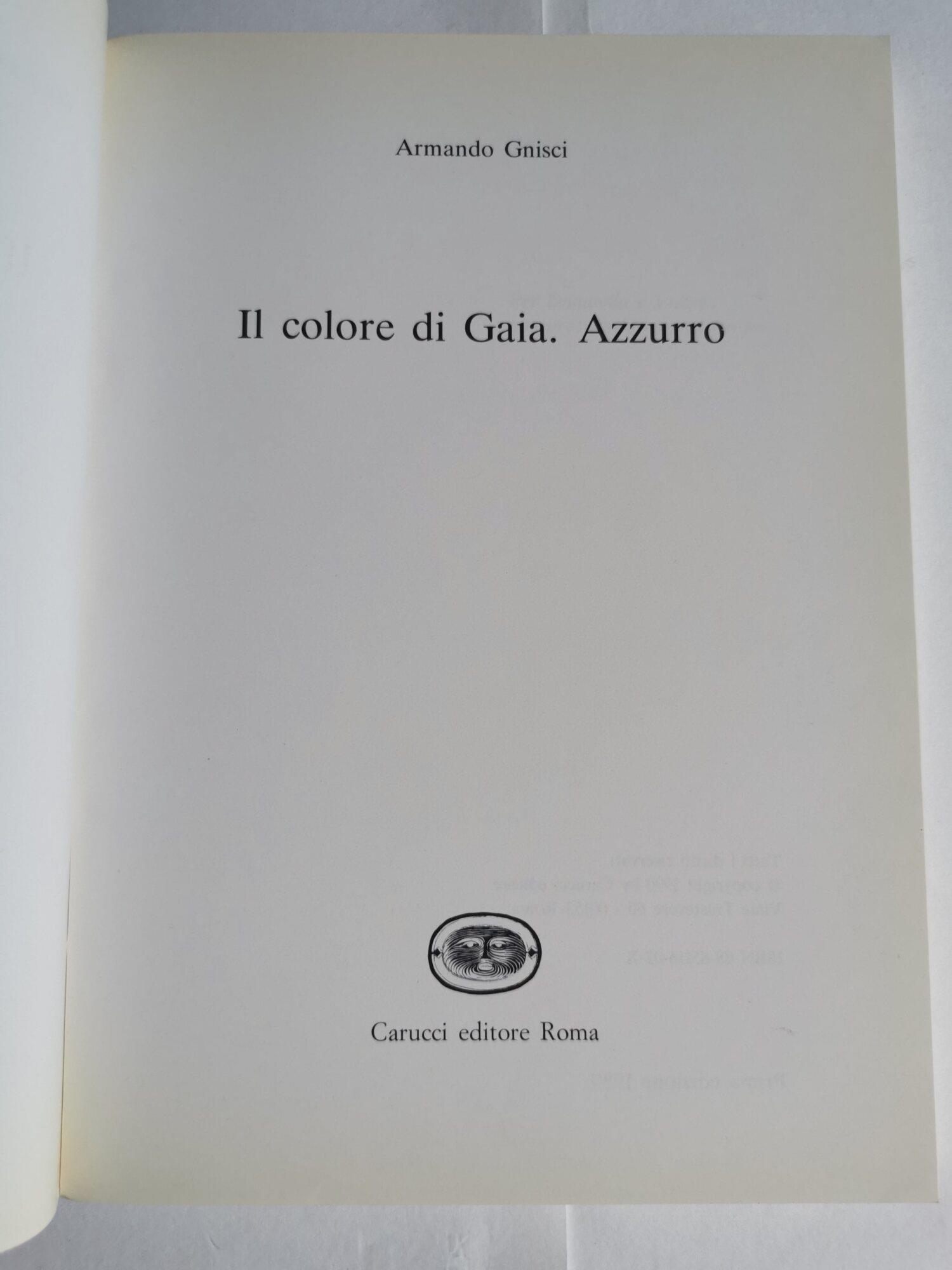 Il colore di Gaia. Azzurro