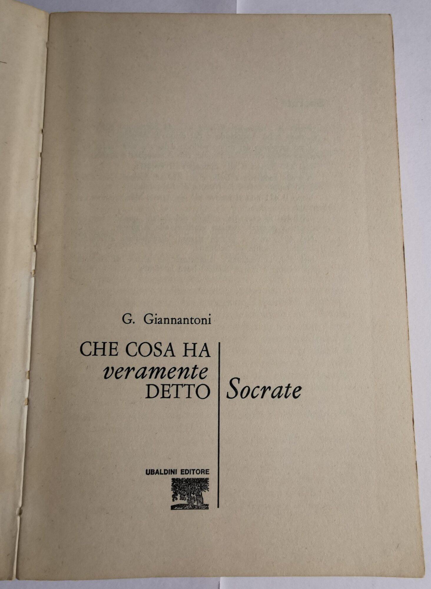 Che cosa ha veramente detto Socrate