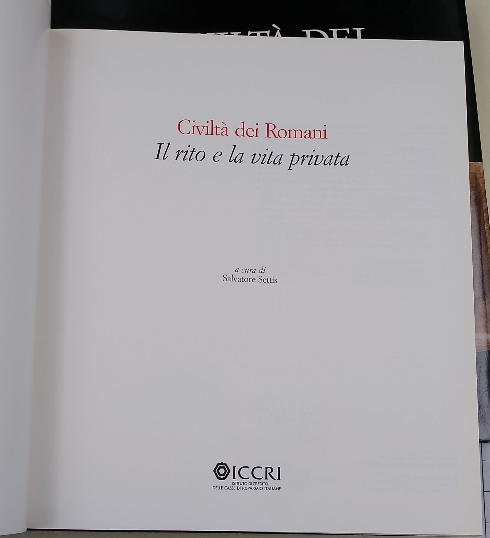 Civiltà dei romani-4 voll