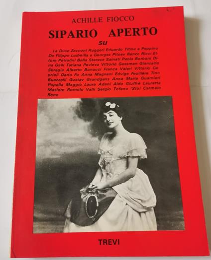 Sipario aperto - Achille Fiocco - copertina
