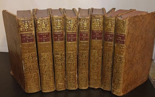 Histoire de Gil Blas de Santillane, Les aventures de M. Robert Chevalier dit De Beauchene, Historire de Guzman D'Alfarache, Le Bachelier de Salamanque, Nouvelle traduction de Roland - 8 voll - Le Sage - copertina
