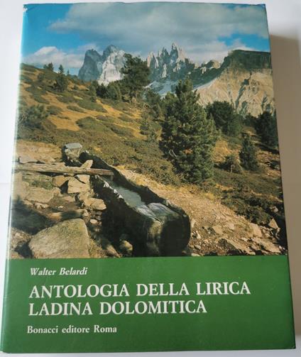 Antologia della lirica ladina dolomitica - Walter Belardi - copertina