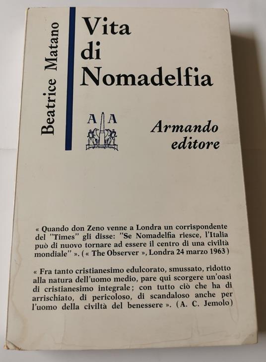 Vita di Nomadelfia - Beatrice Matano - copertina