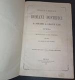 Ritratti e biografie dei romani pontefici da S. Pietro a Leone XIII- vol. II- parte prima e seconda