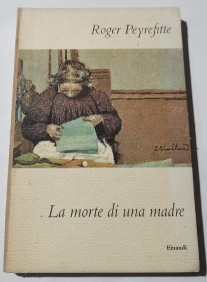 La morte di una madre - Roger Peyrefitte - copertina