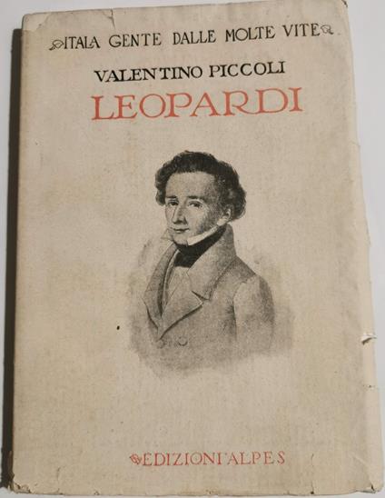 Leopardi - Valentino Piccoli - copertina