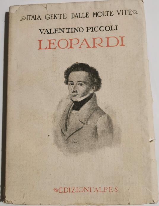 Leopardi - Valentino Piccoli - copertina