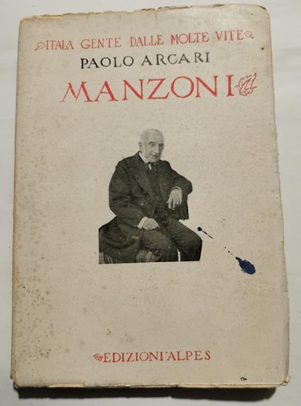 Manzoni - Paolo Arcari - copertina