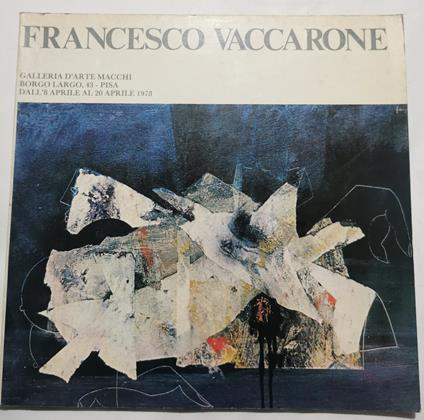 Francesco Vaccarone - copertina