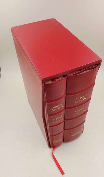 La Repubblica- Articoli dal 1976 al 2004/L'Espresso- Articoli dal 1955 al 2004- 2 voll - Eugenio Scalfari - copertina