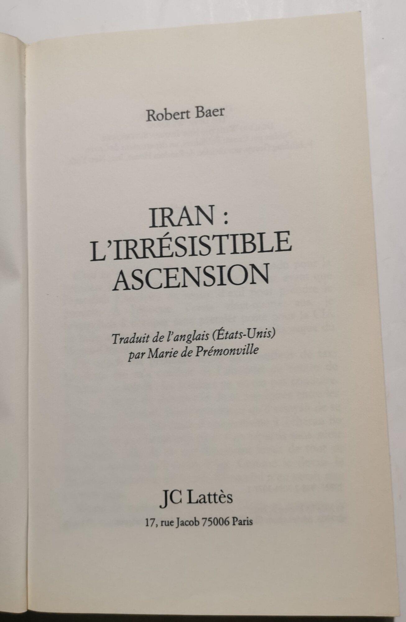 Iran - L'irresistible ascension