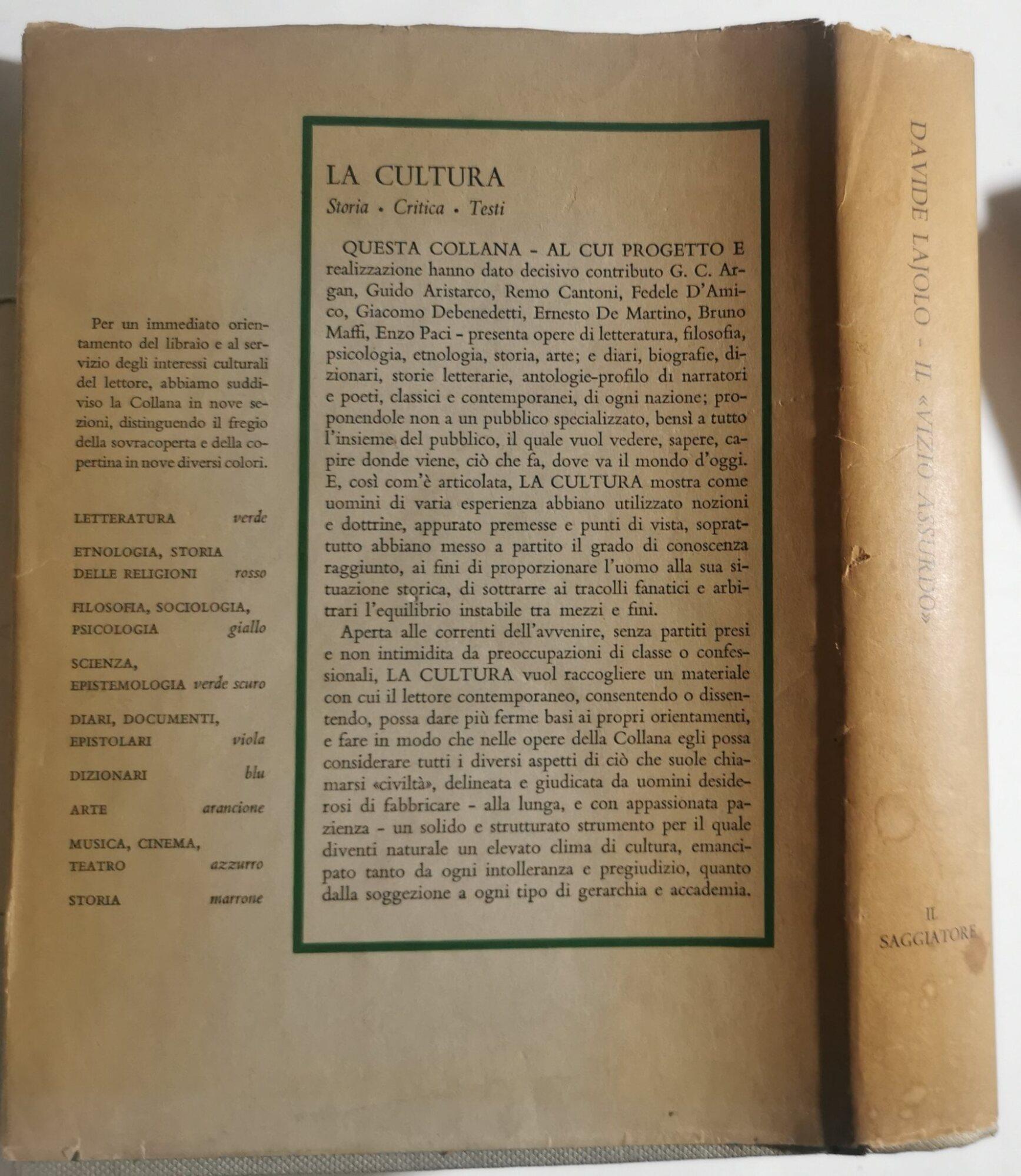 Il vizio assurdo - Storia di Cesare Pavese