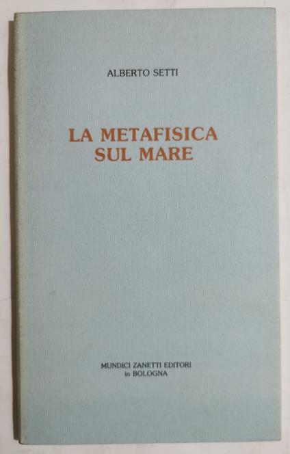 La metafisica sul mare - copertina