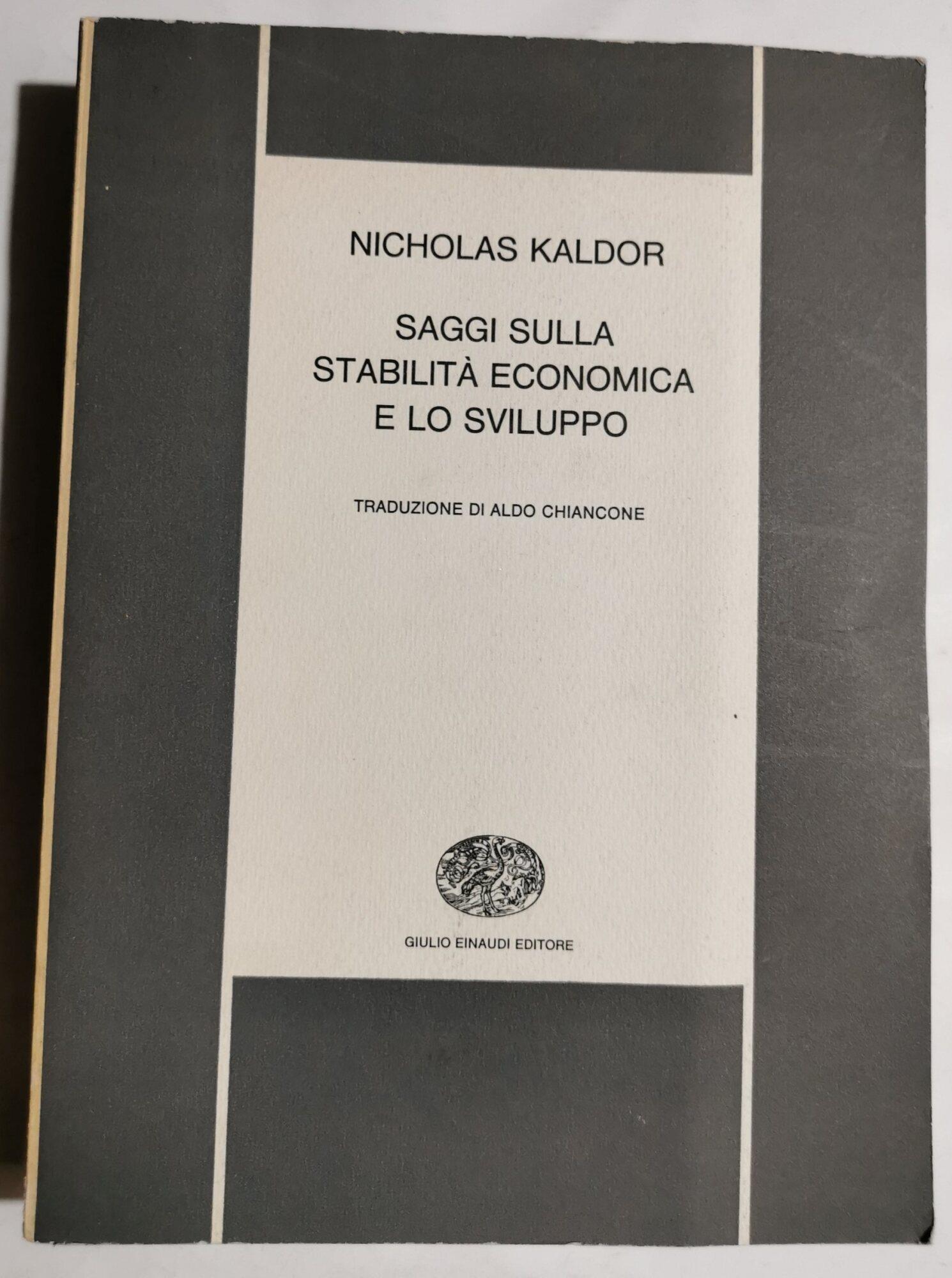 Saggi sulla stabilità economica e lo sviluppo