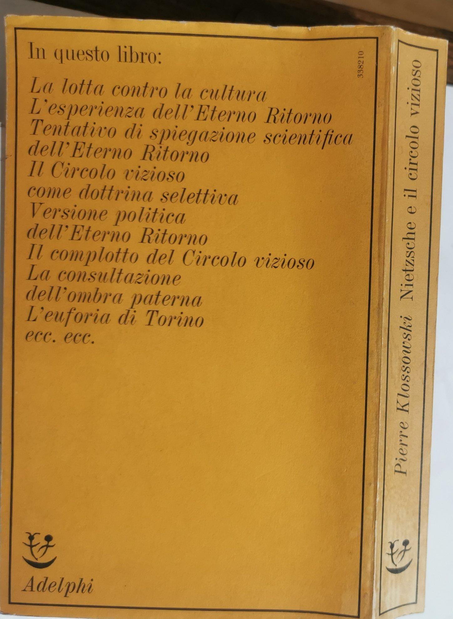 Nietzsche e il circolo vizioso
