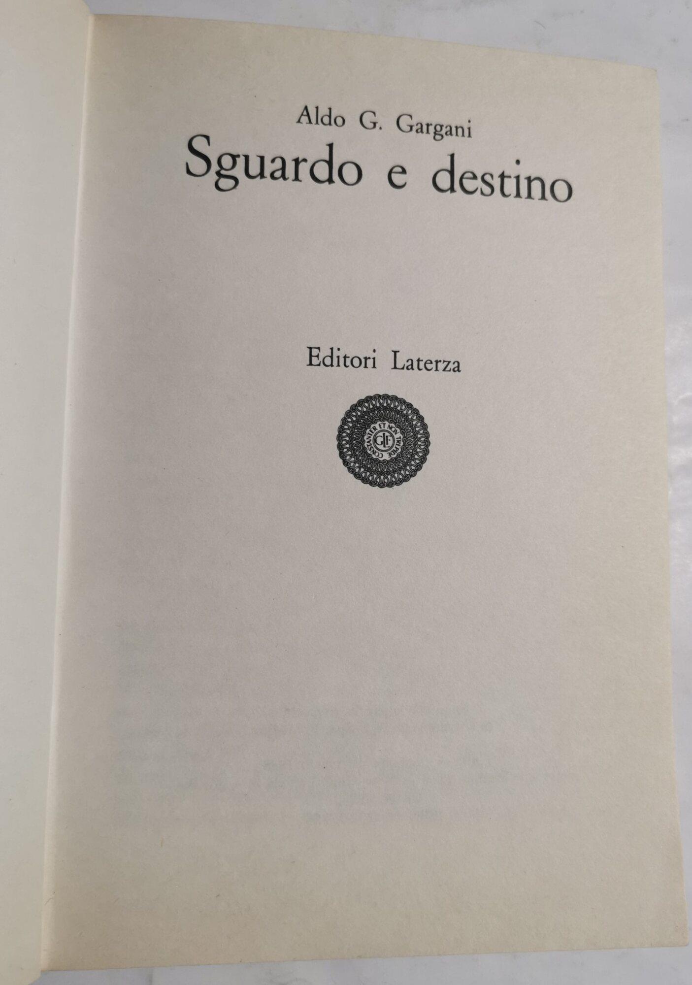 Sguardo e destino