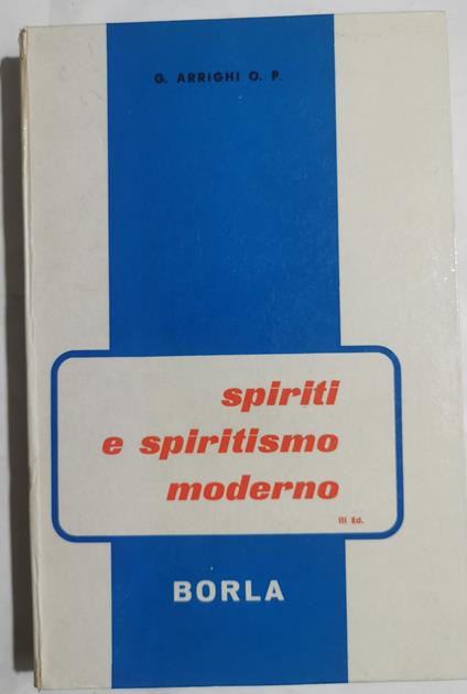 Spiriti e spiritismo moderno - Giovanni Arrighi - copertina