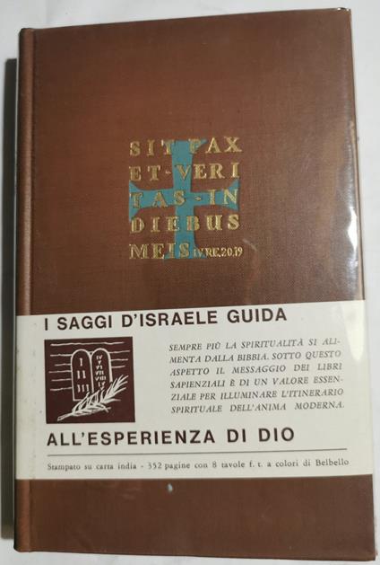 I Saggi d'Israele guida all'esperienza di Dio - Evode Beaucamp - copertina