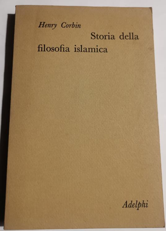 Storia della filosofia islamica - Henry Corbin - copertina