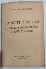 Sonetti postumi - Giudaico-romaneschi e romaneschi