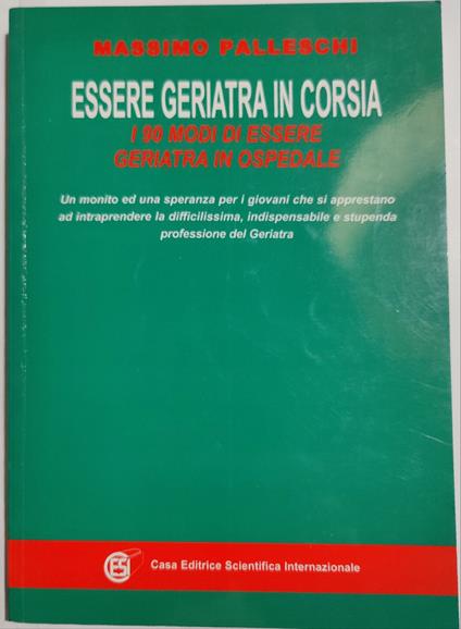 Essere Geriatra in corsia i 90 modi di essere geriatra in ospedale - copertina