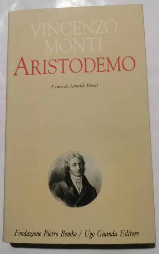 Aristodemo - Vincenzo Monti - copertina