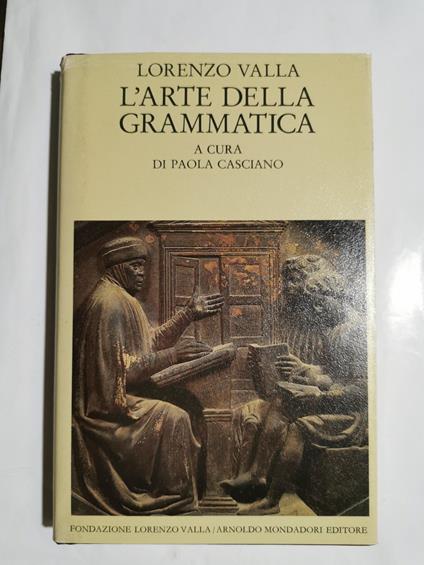 L' arte della grammatica - Lorenzo Valla - copertina