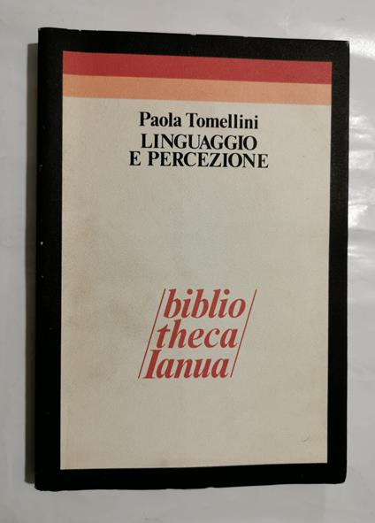 Linguaggio e percezione - copertina
