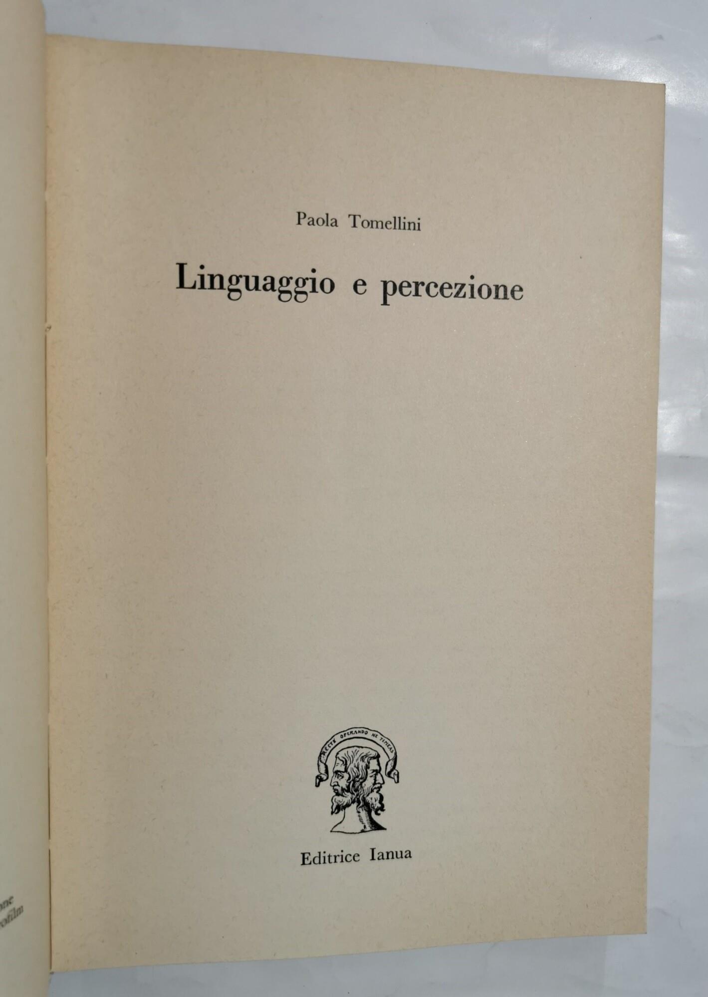 Linguaggio e percezione