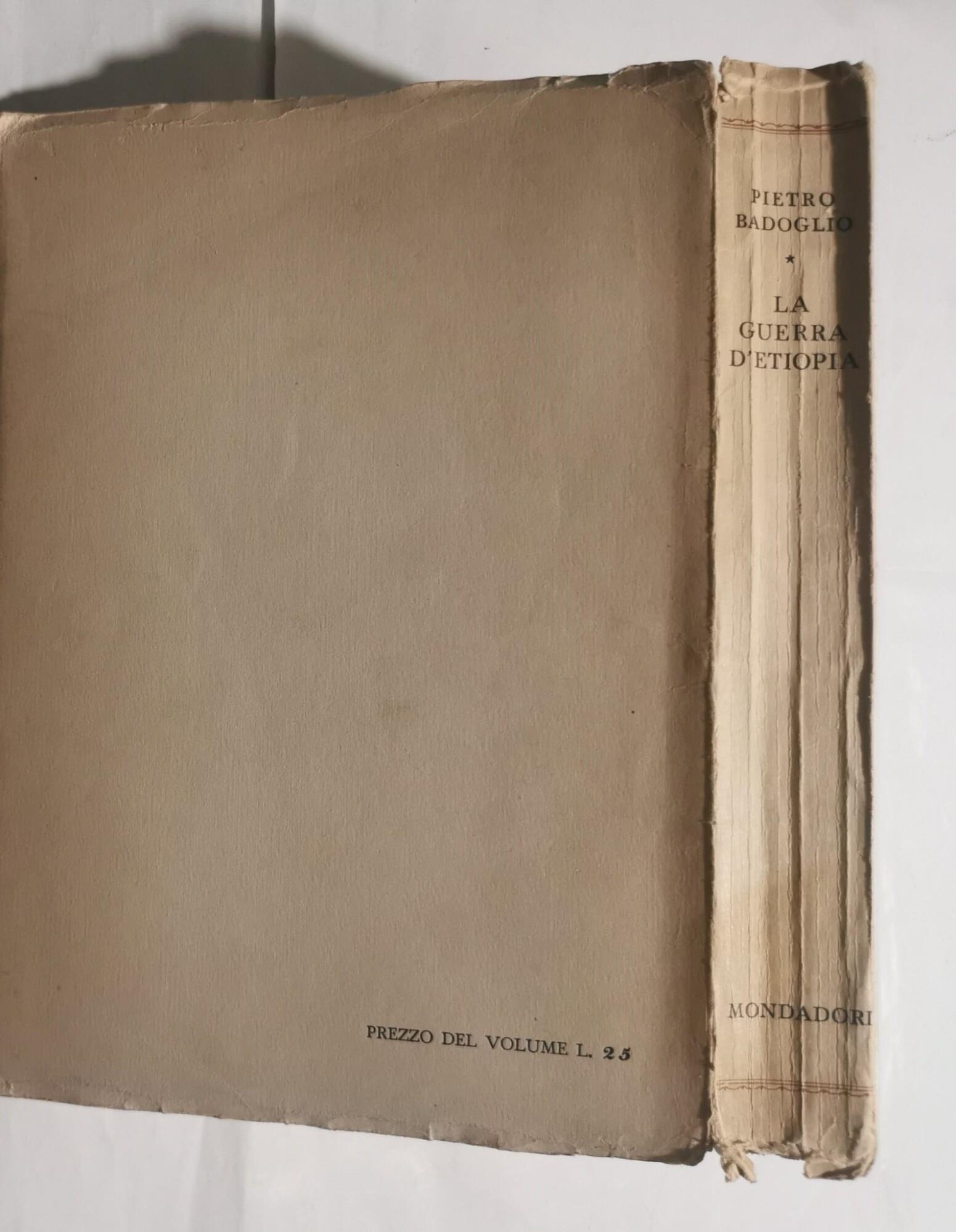 La Guerra d'Etiopia con prefazione del Duce