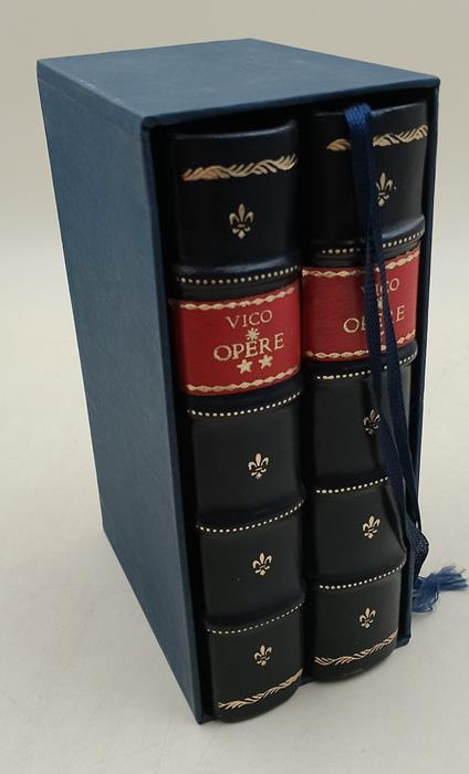 Opere- 2 voll - Giambattista Vico - copertina