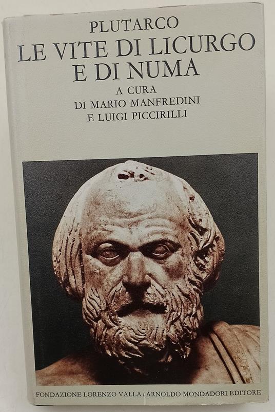Le vite di Licurgo e di Numa - Plutarco - copertina