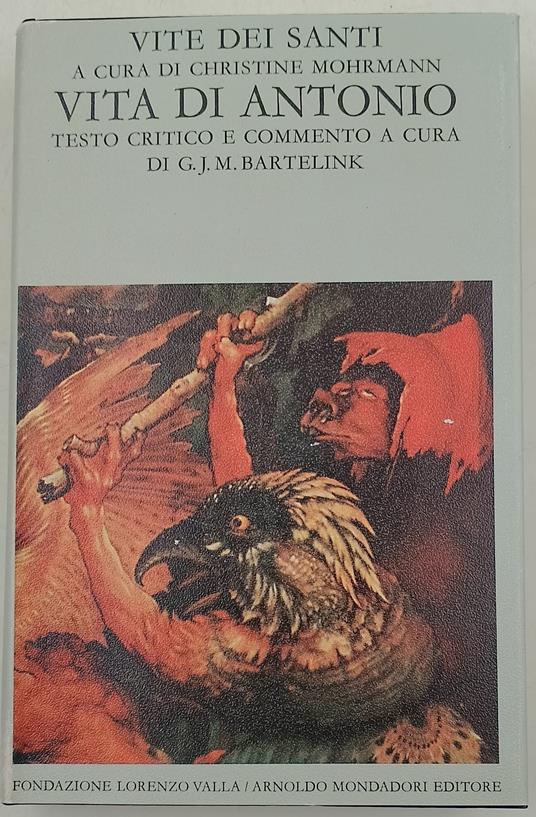 Vite dei Santi-Vita di Antonio - Christine Mohrmann - copertina