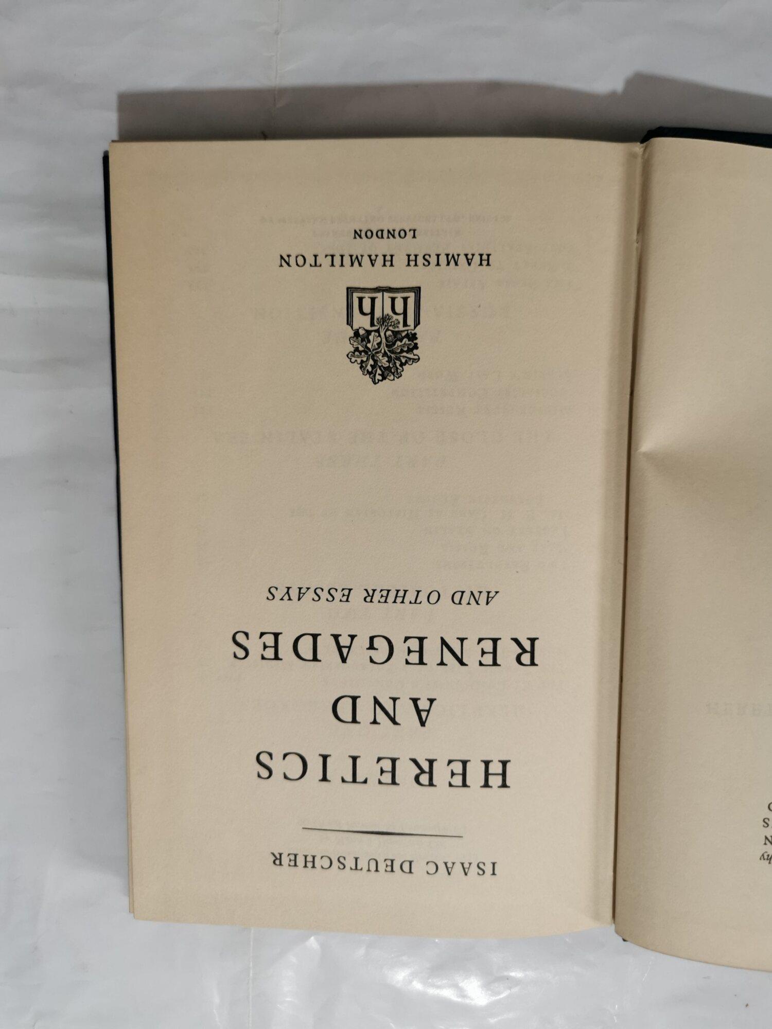 Heretics and renegades and other essays