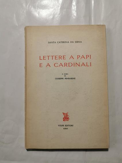 Lettere a Papi e Cardinali - Caterina da Siena (santa) - copertina