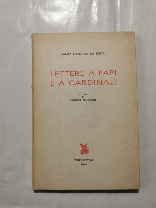 Lettere a Papi e Cardinali - Caterina da Siena (santa) - copertina
