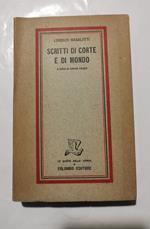 Scritti di corte e di mondo