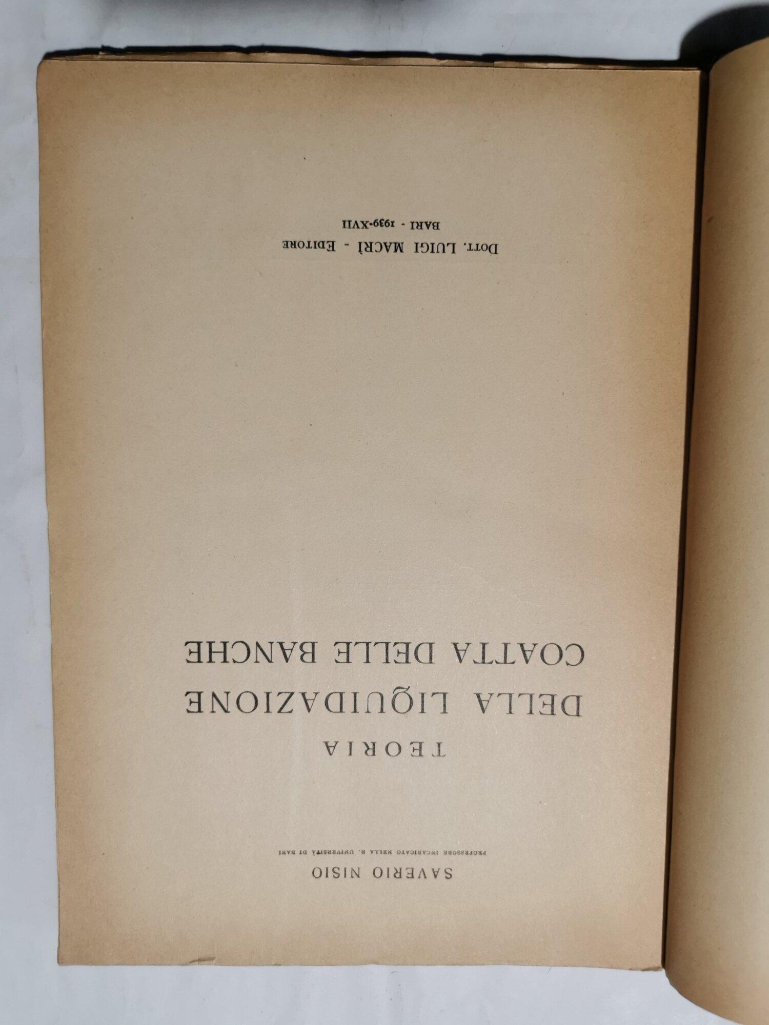 Teoria della liquidazione coatta delle Banche