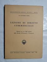 Lezioni di Diritto Commerciale . Appunti per uso degli studenti della Facoltà di Economia e Commercio
