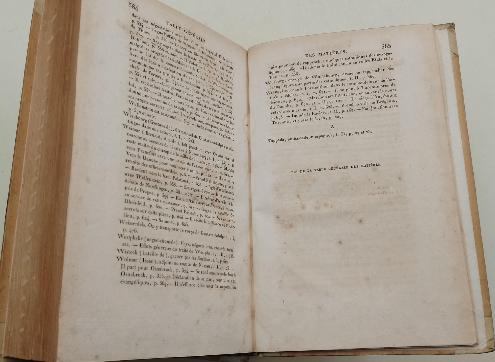 Histoire de la guerre de trente-ans par Schiller et de la Paix de Westphalie par M.C.L. de Woltmann- 2 tomi