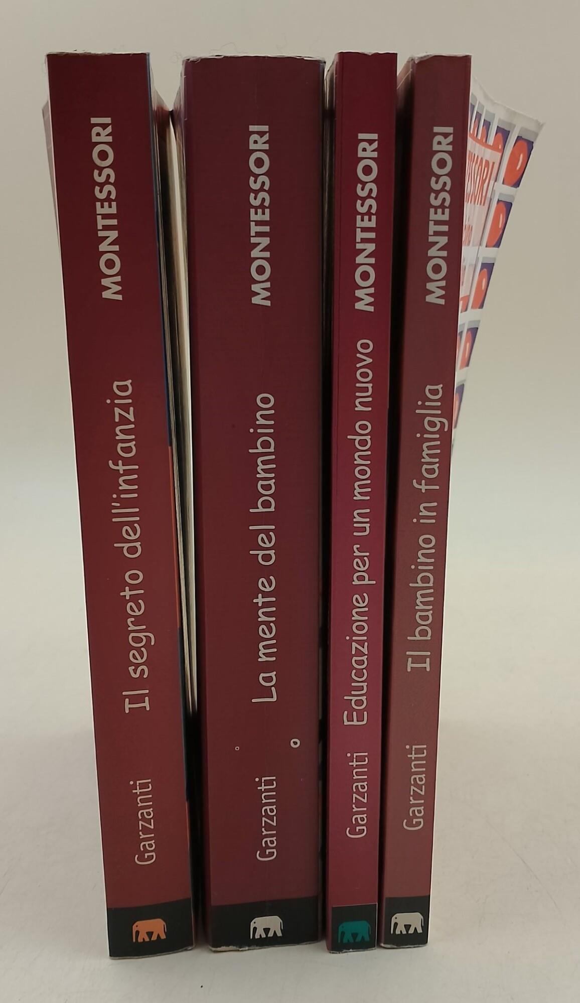 Il bambino in famiglia/Educazione per un mondo nuovo/La mente del bambino/Il segreto dell'infanzia- 4 voll
